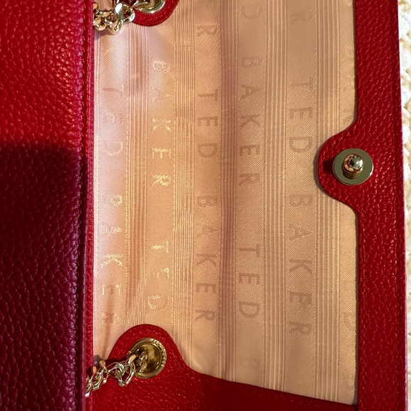 Ted Baker - Red leather w/ Suede on purse - Picture 2 of 5